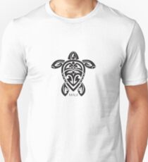 Schwarze Tribal Turtle Tattoo / Maui Unisex T-Shirt