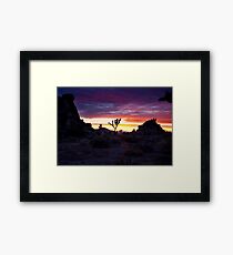 Clouds at Sunset, Joshua Tree Framed Print
