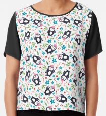 Verspielt Aquarell Urlaub Pinguin Chiffontop
