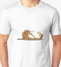 Giraffe Yoga Lustige Unisex T-Shirt