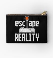 Gamer Meme Escape Reality Studio Pouch