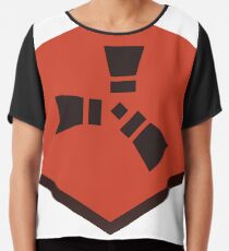 Rust logo Chiffon Top