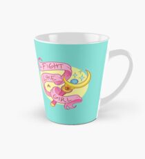Taza cónica Pelea como una niña