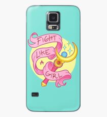 Kämpfen wie ein Mädchen Hülle & Skin für Samsung Galaxy