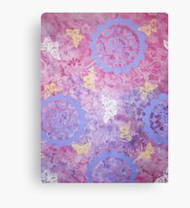 Butterflies and Mandalas Canvas Print