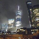 #NYC #NewYork #Manhattan #WorldTradeCenter #city #architecture #skyscraper #tower #cityscape #street #sky #modern #office #dusk #business #reflection #colorimage #builtstructure #light #urbanskyline by znamenski