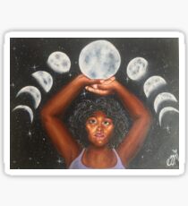 Phases of the Moon Sticker