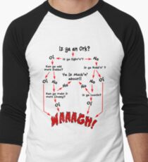 Ork Flow Chart Men's Baseball ¾ T-Shirt