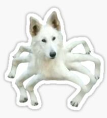 look out... it's spiderdog Sticker
