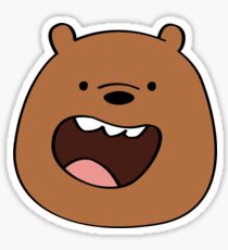 Grizzly Bear - Head Sticker