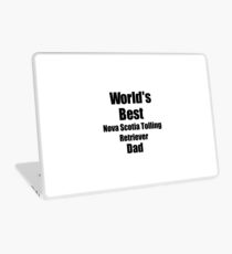 Nova Scotia Tolling Retriever Dad Dog Lover World's Best Funny Gift Idea For My Pet Owner Laptop Skin