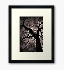 Dark and dark Framed Print