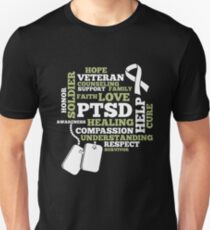 PTSD awareness Shirt - support veteran military Unisex T-Shirt