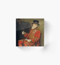 The Yeoman of the Guard (Millais) Acrylic Block
