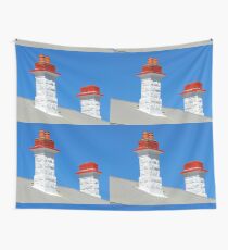 * Schornsteine auf dem Cottage of Lighthouse Keeper in Point Nelson * Wandbehang