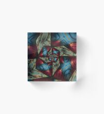 Spiral Design Acrylic Block
