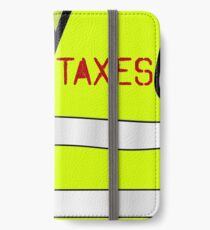 Vinilo o funda para iPhone Impuestos de parada de chaleco amarillo
