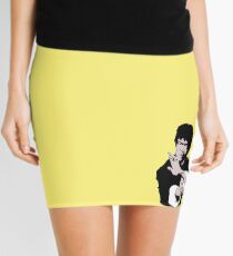 Bruce Lee auf seinem berühmten Kung-Fu-Jet Kune posieren, Kunstwerke, T-Shirts, Drucke, Poster, Taschen, Männer, Frauen, Kinder Minirock