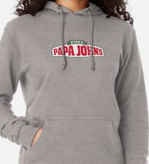 Papa Johns logo Lightweight Hoodie