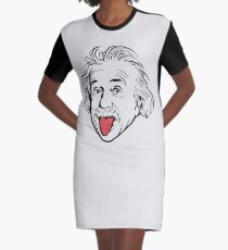 Vestido camiseta Ilustraciones de Albert Einstein Con su famosa foto que muestra la lengua, camisetas, impresiones, pósters, bolsos