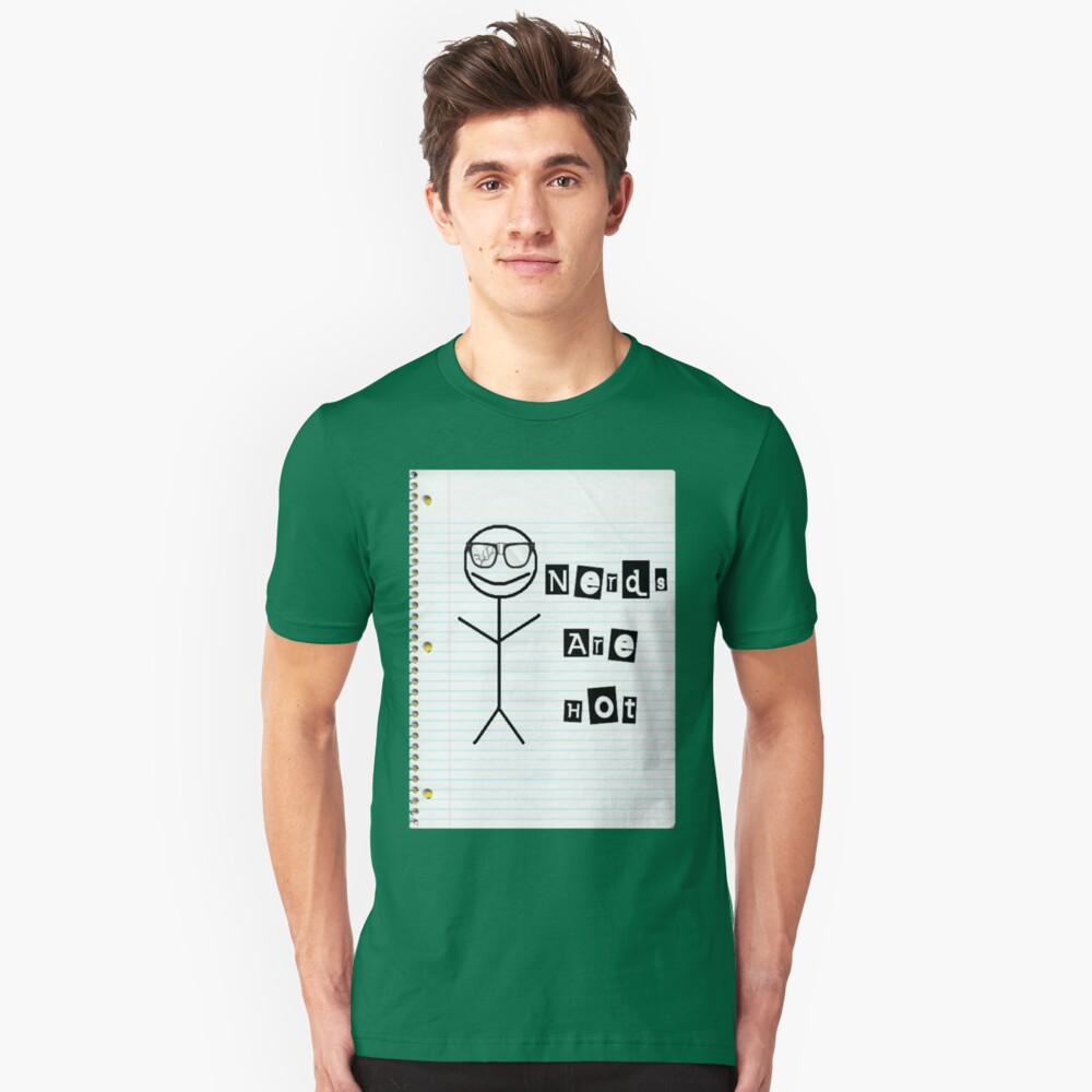 Nerds Are Hot Slim Fit T-Shirt