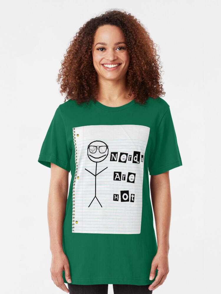 Alternate view of Nerds Are Hot Slim Fit T-Shirt