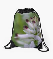 Macro Flower Drawstring Bag