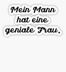 My Husband Has Joke Quote Shirt Sticker