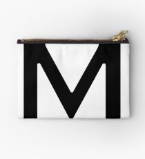 Alphabet Letter M Studio Pouch