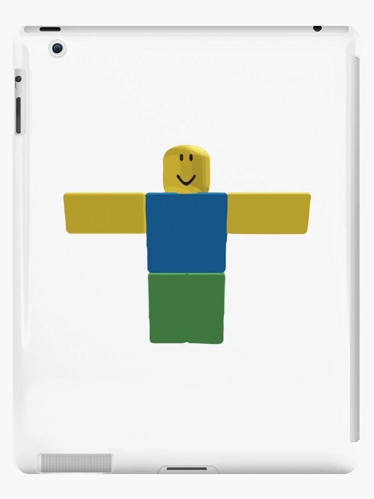 Roblox Noob T Pose Ipad Caseskin By Levonsan - how noobs play this thing roblox ipad edition