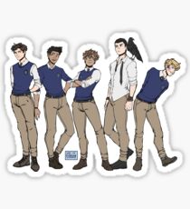 Leg dich nie mit Raven Boys an Sticker