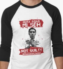 Outa Road! - #FREEWORLBOSS TEE Men's Baseball ¾ T-Shirt