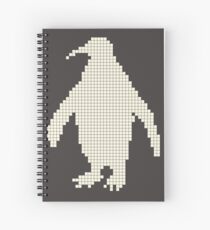Penguin silhouette Spiral Notebook