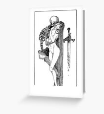 THE LOVERS. Greeting Card