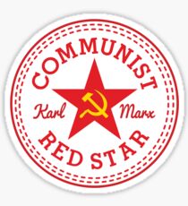 Commie Shoe Logo Sticker
