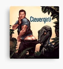 Clever Girl! Canvas Print