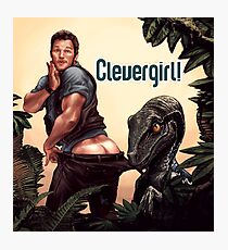 Clever Girl! Photographic Print