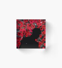 poppy forces Acrylic Block