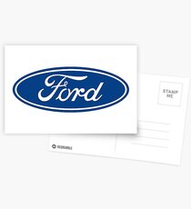 Ford Motors Logo Sticker, T-Shirt, and More Postcards