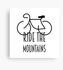 Ride The Mountains Canvas Print