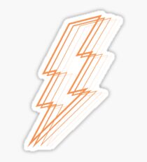 Orange Blitz Sticker