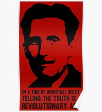 Truth is Revolutionary - George Orwell Poster