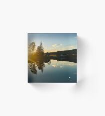Clouds above the Caledonian Canal Acrylic Block