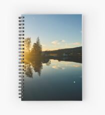 Clouds above the Caledonian Canal Spiral Notebook