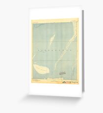 USGS TOPO Map Louisiana LA Bayou De Large 334259 1894 62500 Greeting Card