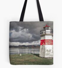 Crinan lighthouse Tote Bag