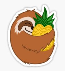 Pineapple Sloth Sticker