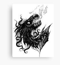 Horror Dark Creature Illustration Canvas Print