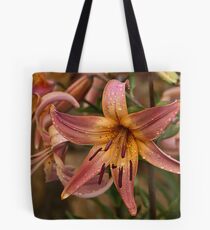 Pink Lilly Tote Bag