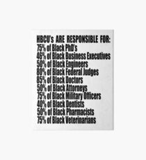 HBCUs Are Responsible For - Alum Statistics, Black Art Board